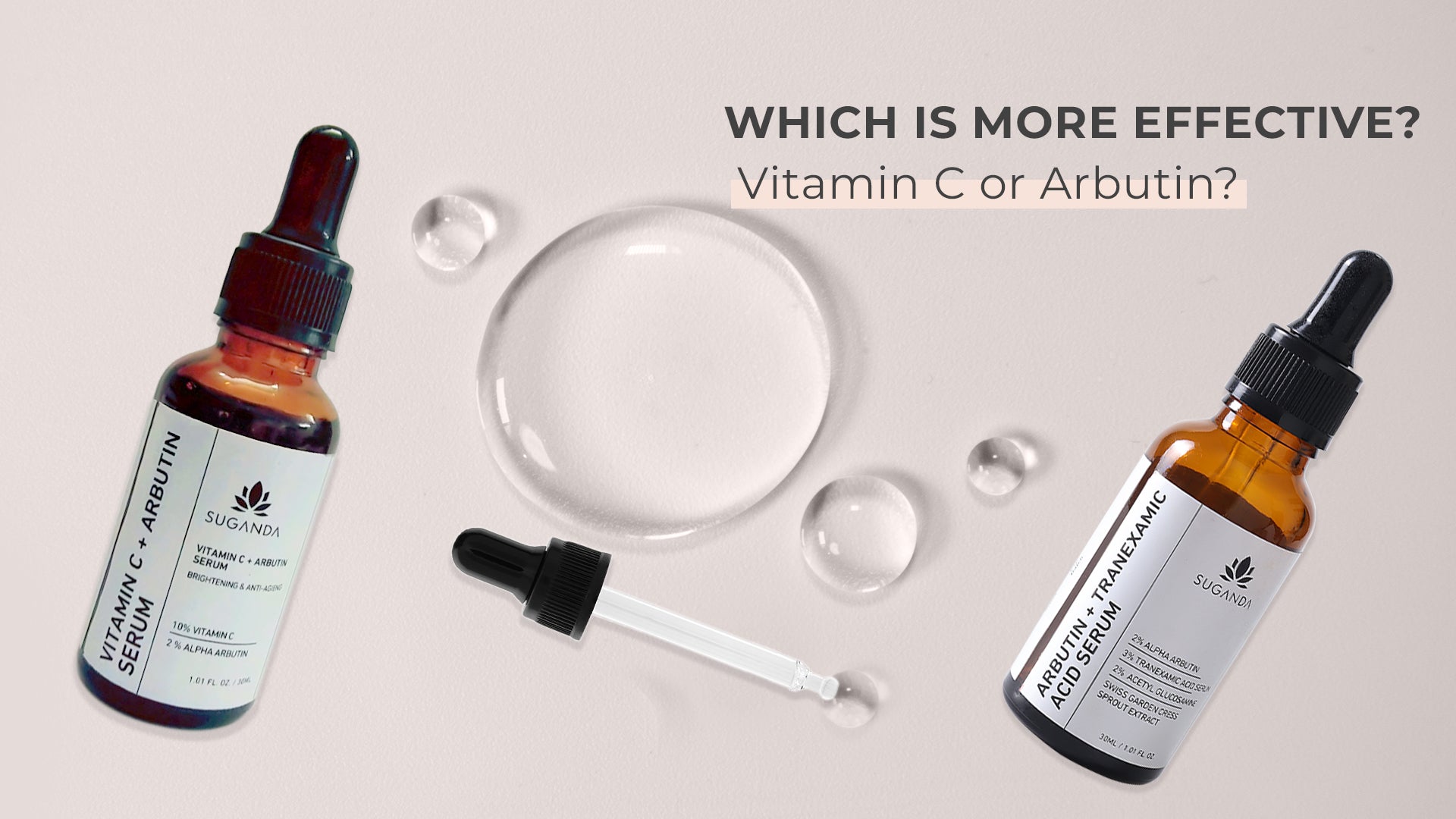 Which Is More Effective? Vitamin C or Arbutin?